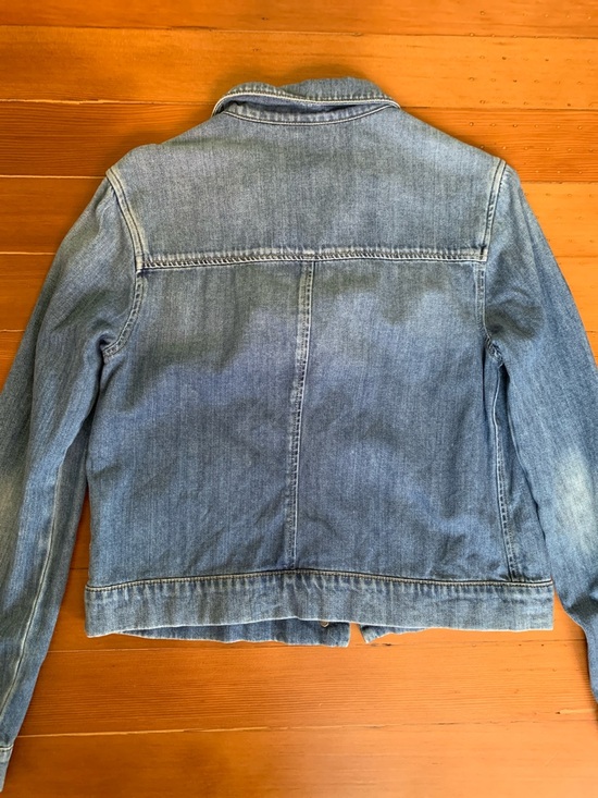 PAIGE Light Blue Denim Trucker Jacket - Picture 4 of 6